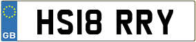 Truck License Plate